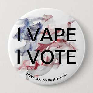 I VAPE I STIMME USA Flag Vapor Button