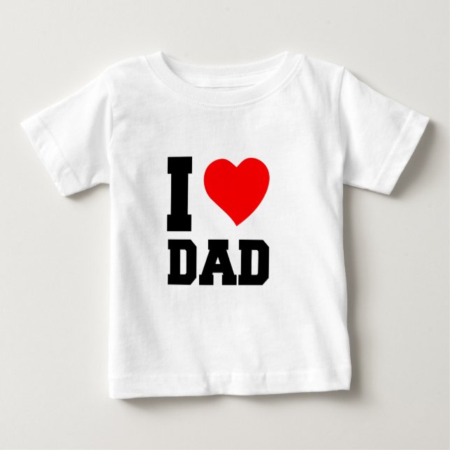 I VATER LIEBE BABY T-SHIRT (Vorderseite)
