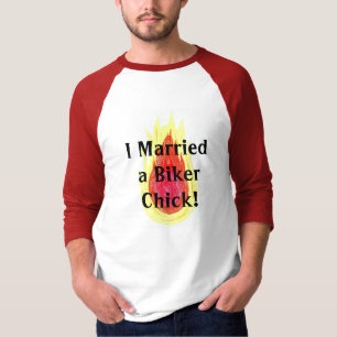 I verheiratet ein Radfahrer-Küken! T-Shirt