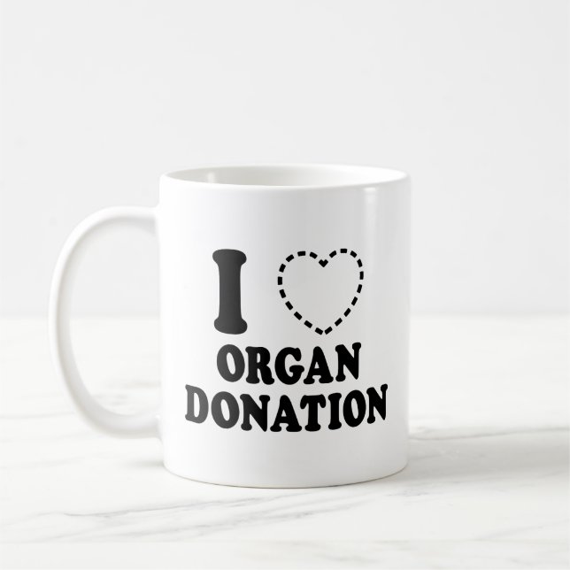 I {VERMISSTES HERZ} ORGANSPENDE KAFFEETASSE (Links)