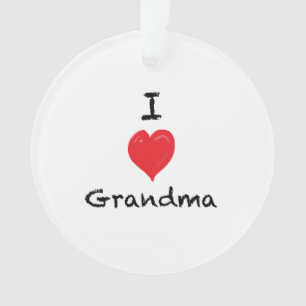 I versah Liebe-Großmutter-Gewohnheit 2 Ornament