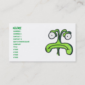 I Visitenkarte FRÄULEINS MY PLANET ALIEN