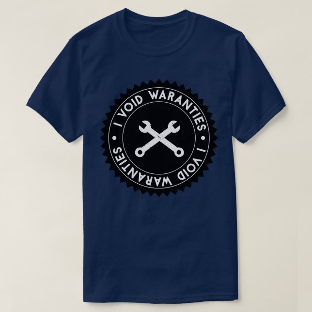 I Void Warrantics Robotics Spaß T-Shirt (Design vorne)