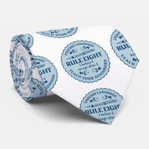 I vor E, außer nach C Rule Funny Krawatte