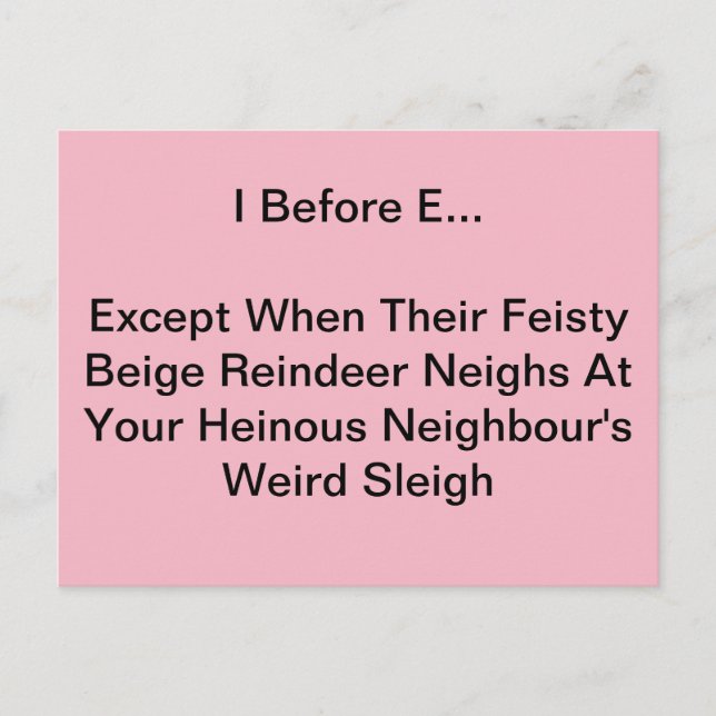 I Vor E Postkarte (Vorderseite)