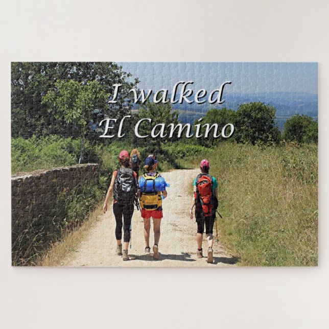 I walked El Camino, Spain Puzzle (Horizontal)
