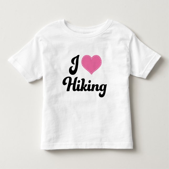 I Wandern der Liebe-(Herz) Kleinkind T-shirt (Vorderseite)