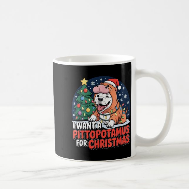 I Want A Ttotamus For Christmas  Kaffeetasse (Rechts)