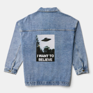 I want to believe jeansjacke