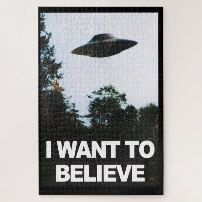 I want to believe puzzle (Vertikal)