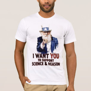 I WANT YOU DU das SUPPORT SCIENCE, REASON & T-Shirt