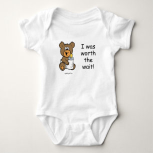 I war die Wartezeit wert Baby Strampler
