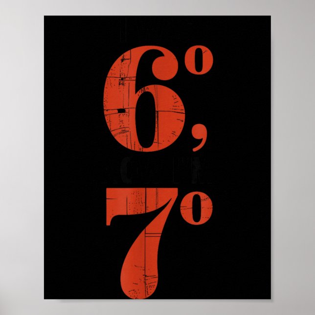 I Was 60 Now I'm 70 Birthday Grandma 67 Funny Matc Poster (Vorne)