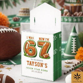 I Was 6, Now I’m 7 – Football America 7th Birthday Geschenkschachtel