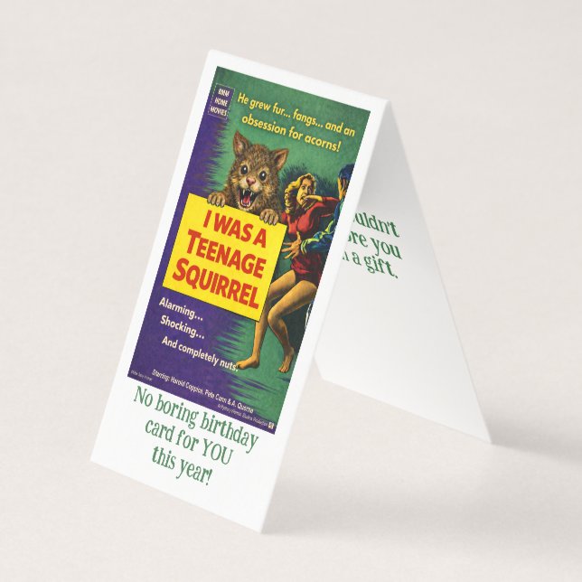 I was a teenage squirrel (Vorderseite)