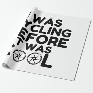 I Was Cycling Geschenkpapier