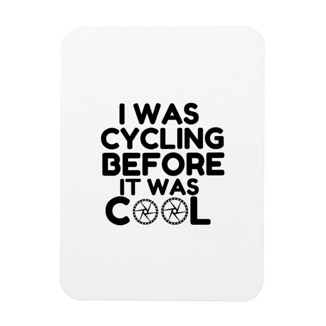 I Was Cycling Magnet (Vertikal)