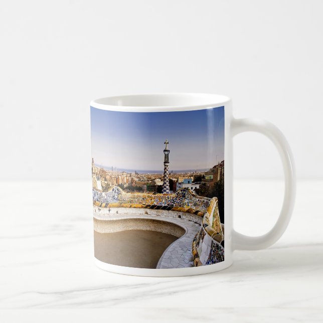 I was in Barcelona: Anoni Gaudi's Park Güell Tasse (Rechts)
