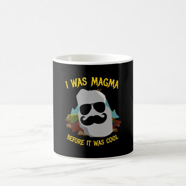 I Was Magma Volcano Geologist Kaffeetasse (Mittel)