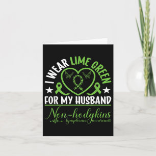 I Wear Green For My Husband Mental Health Awarenes Karte