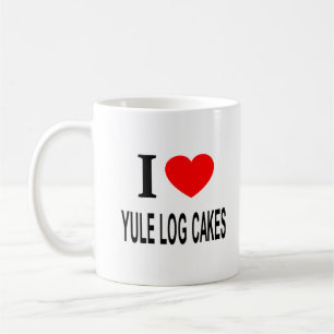 I ❤️ WEIHNACHTEN LOG KAK I LIEBE WEIHNACHTEN LOG K KAFFEETASSE