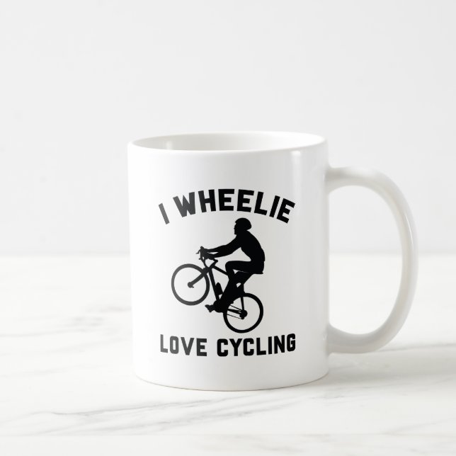 I Wheelie Liebe Cycling Kaffeetasse (Rechts)