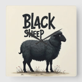 i will Probleme Quadratische Wanduhr