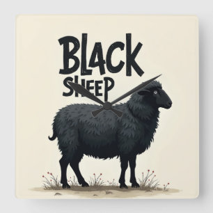 i will Probleme Quadratische Wanduhr