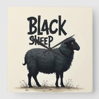 i will Probleme Quadratische Wanduhr