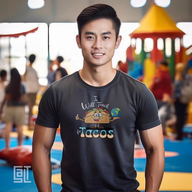 I will Teach for Tacos Teacher Female History  T-Shirt (Von Creator hochgeladen)