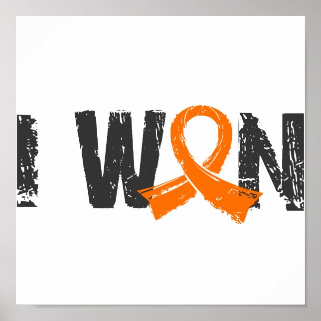 I Won Leukemia Poster (Vorne)