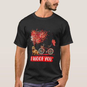 I Woof You Dackel Dog Valentine T-Shirt