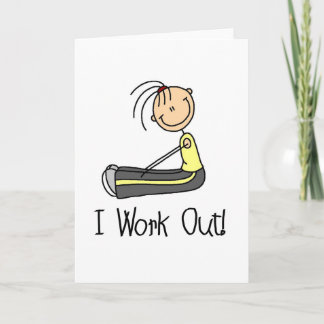 I Work out Card Karte