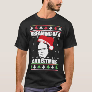 I&x27;M SPRECHEN EINES DWIGHT CHRISTMAS Ugly Xmas  T-Shirt
