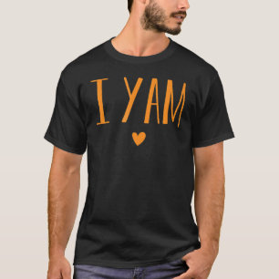 I Yam Erntedank Schwangerschaft Ankündigung Schwan T-Shirt
