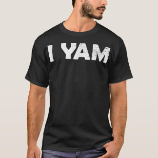 I Yam Funny Matching Paares Halloween Thanksgivin T-Shirt