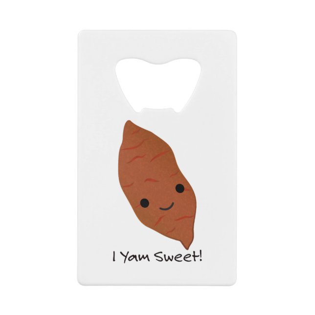 I Yam Sweet Potato Geldbeutel Flaschenöffner (Vorderseite)