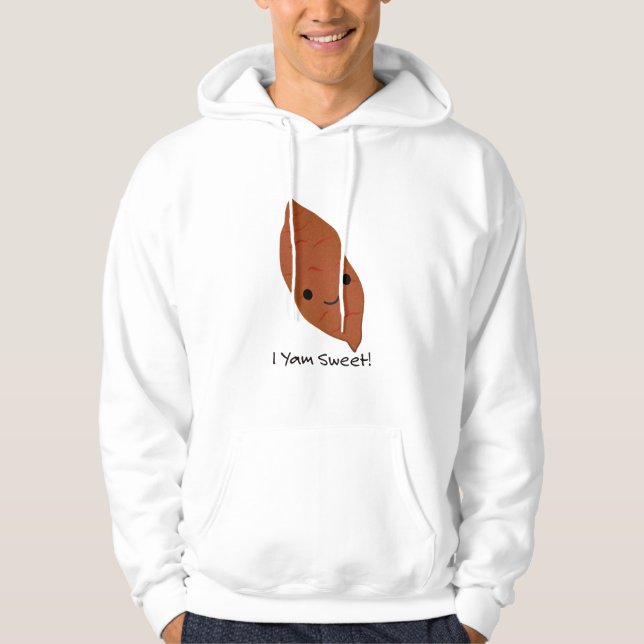 I Yam Sweet Potato Hoodie (Vorderseite)