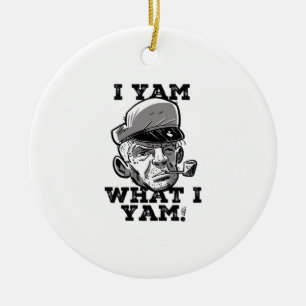 I Yam Was ich Yam Classic Meme Design Keramik Ornament