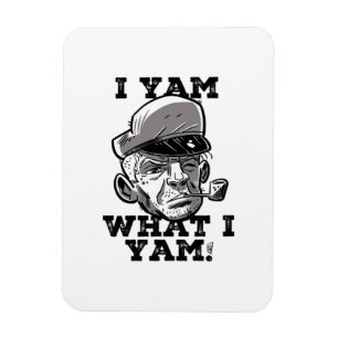 I Yam Was ich Yam Classic Meme Design Magnet
