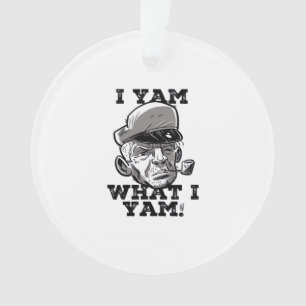 I Yam Was ich Yam Classic Meme Design Ornament
