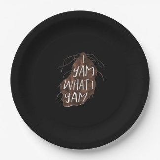 I Yam Was ich Yam - Pueble Design Pappteller