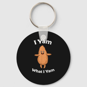 I Yam What I Yam - Dancing Sweet Potato Thanksgivi Schlüsselanhänger