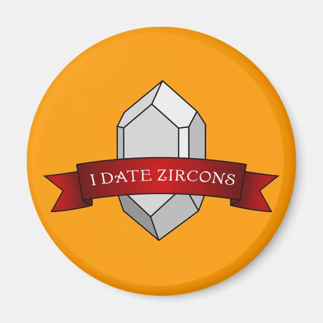 I Zircons-Banner-Datum Magnet (Vorne)