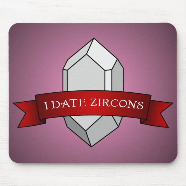 I Zircons-Banner-Datum Mousepad (Vorne)