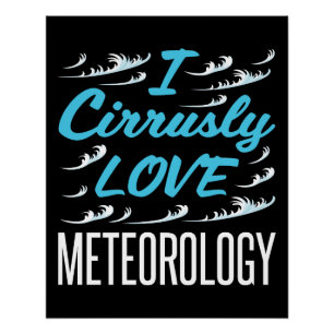 I Zirkus Meteorologie Meteorologe Liebe Poster