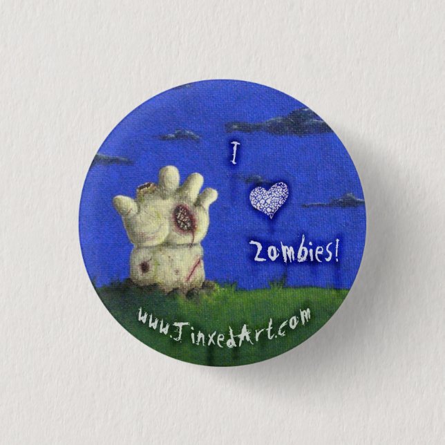 ♥ I Zombies! Knopf Button (Vorderseite)
