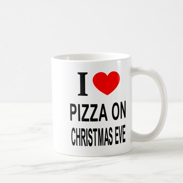 I Zza On Christmas Eve I Love Zza On Christ  Kaffeetasse (Rechts)