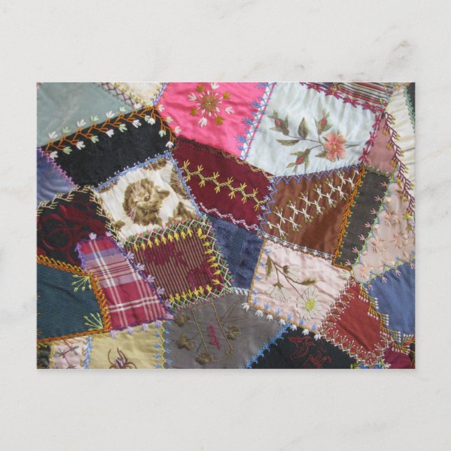 IA-Ill. Quilt group, English gallery, train depot Postkarte (Vorderseite)