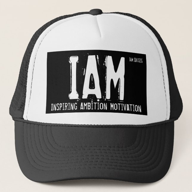 IAM BLACK HAT TRUCKERKAPPE (Vorderseite)